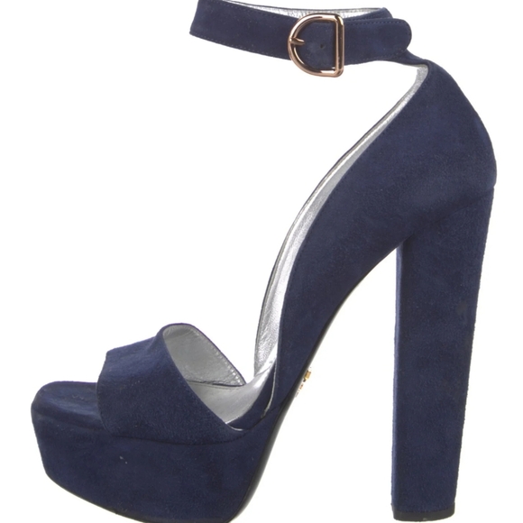 PRADA Suede Sandals...Size 8 - Picture 1 of 4